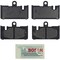 Bosch Blue Disc Brak Disc Brake Pads, Be871 BE871 - alternate 2